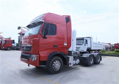 Kasutatud traktor howo 6x4 traktorveok 10 rattad cng veeldatud maagaasi traktor veoauto metallisulami ehitusauto veiseveok